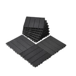 VEVOR Interlocking Deck Tiles, 10 Pack,12"x12" 10 Sq. Ft Plastic Waterproof Outdoor Flooring All Weather Use, Patio Floor Decking Covering Tiles 15 VEVOR Interlocking Deck Tiles, 10 Pack,12"x12" 10 Sq. Ft Plastic Waterproof Outdoor Flooring All Weather Use, Patio Floor Decking Covering Tiles -Aesthtic Interiors GUEST 6d5286b0 bef7 4c15 bd63 257d04e986dc