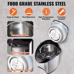 VEVOR Hot Water Dispenser, Adjustable 4 Temperatures Water Boiler And Warmer, 304 Stainless Steel Countertop Water Heater, 3-Way Dispense, 3L/102 Oz 13 VEVOR Hot Water Dispenser, Adjustable 4 Temperatures Water Boiler And Warmer, 304 Stainless Steel Countertop Water Heater, 3-Way Dispense, 3L/102 Oz -Aesthtic Interiors GUEST 716e3424 ff28 472a 83e4 2173486294d3