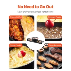 VEVOR Hot Pot with Grill, 2300W 2-in-1 Electric Smokeless Grill and Hot Pot, Removable Shabu-shabu Hotpot with Non-stick Pan, Black 13 VEVOR Hot Pot with Grill, 2300W 2-in-1 Electric Smokeless Grill and Hot Pot, Removable Shabu-shabu Hotpot with Non-stick Pan, Black -Aesthtic Interiors GUEST 72e9f22b 4e03 4215 8848 4f6815ebf2a8