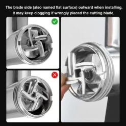 VEVOR Meat Grinder, 4.2 Lbs/Min Capacity Electric Meat Grinders With Blade, Grinding Plate, Sausage Maker, Kubbe Kit, Burger Press, Silver 11 VEVOR Meat Grinder, 4.2 Lbs/Min Capacity Electric Meat Grinders With Blade, Grinding Plate, Sausage Maker, Kubbe Kit, Burger Press, Silver -Aesthtic Interiors GUEST 72ee0c86 1aad 4d13 a139 c2e67f64d928