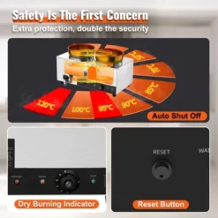 VEVOR Electric Soup Warmer, Dual 7.4QT Stainless Steel Round Pot, 1200W Commercial Food Warmer, 86~185°F Adjustable Temp -Aesthtic Interiors GUEST 74d2c8b4 e615 4788 ad1d d49f921c195a