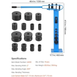 VEVOR Manual Pipe Bender, Pipe Tube Bender With 14 Bending Dies, 200° Heavy-Duty Tube Bending Tool For Copper Aluminum Iron Pipes -Aesthtic Interiors GUEST 74ee56ad 076e 4ed3 9aa0 18a7f22f3105