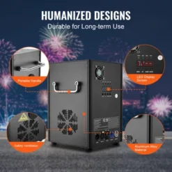 VEVOR Cold Spark Machine, 700W Output Fireworks Controller, 6.6-16.4ft Adjustable Height, With Advanced DMX System, Screen,Portable Handle, Black -Aesthtic Interiors GUEST 751365fd 50e2 47b4 9820 2e3dbd19fb18