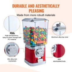 VEVOR Gumball Machine For Kids, 17"H Home Candy Vending Machine, PC Gumball Dispenser, Bubble Gum Machine For Game Stores, Coin Operated Gumball Bank -Aesthtic Interiors GUEST 75c9e1b1 4d0d 49de 86d9 f8d043a42c0b