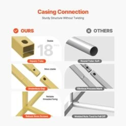 VEVOR Wedding Arch Backdrop Stand, 7.2FT & 4FT, Set Of 2 Stand With Case Connection & Chassis Crossbar Design 10 VEVOR Wedding Arch Backdrop Stand, 7.2FT & 4FT, Set Of 2 Stand With Case Connection & Chassis Crossbar Design -Aesthtic Interiors GUEST 78df5a46 5d06 4ddc 9089 700fb8ac9aed