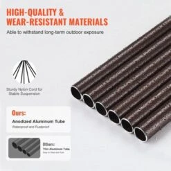 VEVOR Wind Chimes For Outside, 45 In, Deep Tone Wind Chimes With 6 Tubes, Unique Large Memorial Wind Chimes For Anniversary, Bronze -Aesthtic Interiors GUEST 79138d17 5640 4487 a108 15a355261531