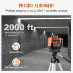 VEVOR Laser Level, 2000ft, 360 Degree Self Leveling Green Cross Line Laser, 5 Rotation Speeds & 4 Scanning Angles Adjustment 10 VEVOR Laser Level, 2000ft, 360 Degree Self Leveling Green Cross Line Laser, 5 Rotation Speeds & 4 Scanning Angles Adjustment -Aesthtic Interiors GUEST 7a2b751e 9ea4 42a7 b30d 72818dc39f23