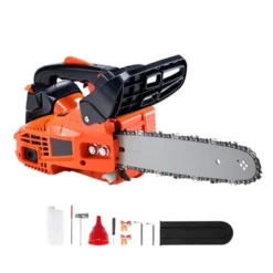VEVOR Gas Chainsaw, 25.4CC 12" 1.2HP, Gasoline Powered Chain Saw, Handheld Cordless Petrol Chainsaws For Tree Wood Branch Cutting, Orange -Aesthtic Interiors GUEST 7a62e48c aa91 4457 b7e0 3b384064537d