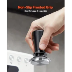 VEVOR Espresso Tamper 51mm, Spring Loaded Coffee Tamper, 30 Lbs Tamper Tool Espresso, Stainless Tamper With Non-Slip Grip, Black -Aesthtic Interiors GUEST 7b36dee2 dc77 46a0 8565 6fad1f8c0a69 1