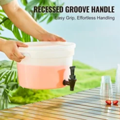 VEVOR Beverage Dispenser, 3 Gallon Drink Dispensers For Parties, Plastic Juice Dispenser With Spigot And Lid -Aesthtic Interiors GUEST 7d37a22d bb02 4386 a708 be9dcb72fa81