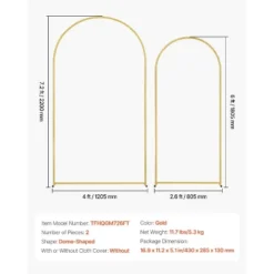 VEVOR Wedding Arch Backdrop Stand, 7.2FT & 4FT, Set Of 2 Stand With Case Connection & Chassis Crossbar Design 14 VEVOR Wedding Arch Backdrop Stand, 7.2FT & 4FT, Set Of 2 Stand With Case Connection & Chassis Crossbar Design -Aesthtic Interiors GUEST 7ef41631 d453 4271 a6ee bacfbdeb578f