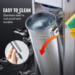 VEVOR Manual Sausage Stuffer, 7 L / 15 LBS Vertical Sausage Machine, Dual-Speed Meat Stuffer, Made Of Food-Grade 304 Stainless Steel, Silver 13 VEVOR Manual Sausage Stuffer, 7 L / 15 LBS Vertical Sausage Machine, Dual-Speed Meat Stuffer, Made Of Food-Grade 304 Stainless Steel, Silver -Aesthtic Interiors GUEST 7f033b0a aab5 4146 a0ed 6a7e29c26b9e