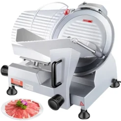VEVOR Commercial Meat Slicer, 320W Electric Deli Food Slicer, 12 Inch Carbon Steel Blade Electric Food Slicer, 350-400RPM Meat Slicer, 0-0.6 Inch -Aesthtic Interiors GUEST 7f0b63a1 6831 4cab b4a0 d0a568ccb236