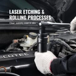 VEVOR 1" Drive Impact Socket Set, 8 Piece Deep Socket Set Metric 27-41mm, 6 Point Cr-Mo Alloy Steel For Auto Repair, Easy-to-Read Size Markings,BLACK -Aesthtic Interiors GUEST 7f284236 f284 4018 994f cc4d4dcf705a