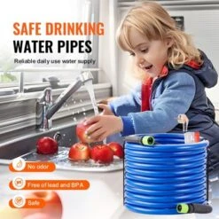 VEVOR 75ft Heated Water Hose For RV, Heated Drinking Water Hose Antifreeze To -45°F, Automatic Self-regulating,5/8" I.D. With 3/4" GHT Adapter, Blue 11 VEVOR 75ft Heated Water Hose For RV, Heated Drinking Water Hose Antifreeze To -45°F, Automatic Self-regulating,5/8" I.D. With 3/4" GHT Adapter, Blue -Aesthtic Interiors GUEST 80bd096d fb8f 49e8 afc4 2cbdb074ebfc