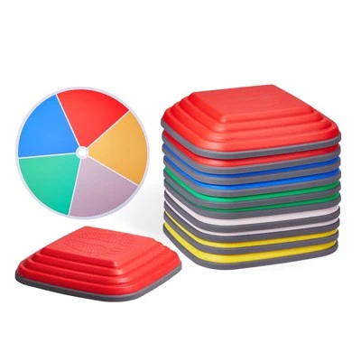VEVOR Balance Stepping Stones For Kids, 10 PCS, Up To 220 Lbs, Non-Slip Toddlers Sensory Stepping Stones, Toys For Children Aged 3 4 5 6 7 8+ 8 VEVOR Balance Stepping Stones For Kids, 10 PCS, Up To 220 Lbs, Non-Slip Toddlers Sensory Stepping Stones, Toys For Children Aged 3 4 5 6 7 8+ - Image 8