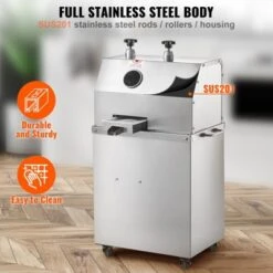 VEVOR Electric Sugar Cane Juicer, 750W Sugarcane Juicer Machine With 661LBS/H High Output, 3 Stainless Steel Rollers, 2.4" Large Inlet -Aesthtic Interiors GUEST 81a8ce75 2743 436e a2fb 56968ac00841