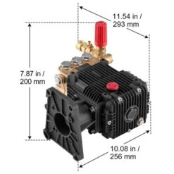 VEVOR Pressure Washer Pump, 1" Shaft Horizontal Triplex Plunger, 4300 PSI, 4.4GPM, Replacement Power Washer Pumps Kit With 5 Nozzles, Black -Aesthtic Interiors GUEST 837e8fbe c26a 4daa b0d6 5234d8fe1d74