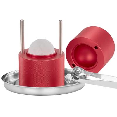 VEVOR Ice Ball Press, 2.4" Ice Ball Maker, Aircraft Al Alloy Ice Ball Press Kit For 60mm Ice Sphere, Ice Press With Tong And Drip Tray 8 VEVOR Ice Ball Press, 2.4" Ice Ball Maker, Aircraft Al Alloy Ice Ball Press Kit For 60mm Ice Sphere, Ice Press With Tong And Drip Tray - Image 8