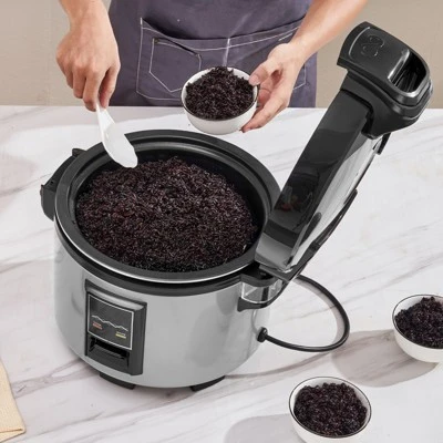 VEVOR Commercial Rice Cooker, 45-Cup Rice Cooker, 9.51 Qt / 9 Liter Large Rice Cooker And Warmer With Nonstick Inner Pot, 12-Hour Keep Warm 1 VEVOR Commercial Rice Cooker, 45-Cup Rice Cooker, 9.51 Qt / 9 Liter Large Rice Cooker And Warmer With Nonstick Inner Pot, 12-Hour Keep Warm