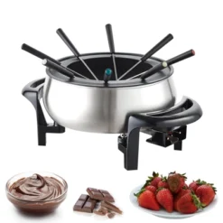 VEVOR Electric Fondue Pot Set For Cheese & Chocolate, 3 Quart Chocolate Melting Warmer, Stainless Steel Fondue Maker With Temperature Control 15 VEVOR Electric Fondue Pot Set For Cheese & Chocolate, 3 Quart Chocolate Melting Warmer, Stainless Steel Fondue Maker With Temperature Control -Aesthtic Interiors GUEST 87af9281 d83e 43a2 a273 92e1628b8649