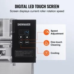 VEVOR Commercial Snowflake Ice Machine, 176.4LBS/24H Snowflake Ice Maker, Stainless Steel Ice Shaver Machine, Electric Snow Cone Maker, Silver -Aesthtic Interiors GUEST 87d9a341 c6b4 4c94 af63 ca082f56bd05