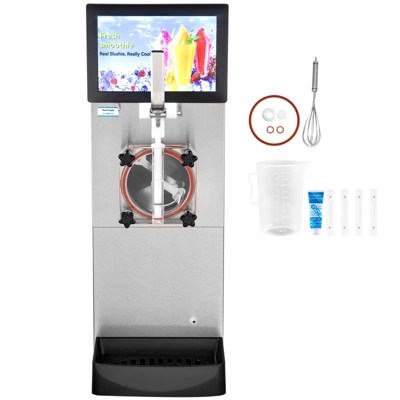 VEVOR Commercial Slushy Machine, 8L / 2.1 Gal Single Bowl, Cool And Freeze Modes, 1050W Stainless Steel Margarita Smoothie Frozen Drink Maker 8 VEVOR Commercial Slushy Machine, 8L / 2.1 Gal Single Bowl, Cool And Freeze Modes, 1050W Stainless Steel Margarita Smoothie Frozen Drink Maker - Image 8