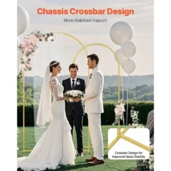 VEVOR Wedding Arch Backdrop Stand, 7.2FT & 4FT, Set Of 2 Stand With Case Connection & Chassis Crossbar Design 11 VEVOR Wedding Arch Backdrop Stand, 7.2FT & 4FT, Set Of 2 Stand With Case Connection & Chassis Crossbar Design -Aesthtic Interiors GUEST 8aa60da1 0f6a 42b4 9b34 56f06f9a4b39