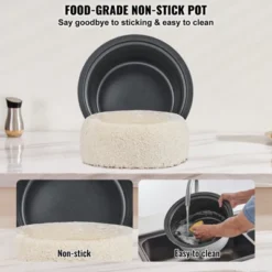 VEVOR Commercial Rice Cooker, 50-Cup Rice Cooker, 10.57 Qt / 10 Liter Large Rice Cooker And Warmer With Nonstick Inner Pot, Fast Cooking -Aesthtic Interiors GUEST 8b4aa01e 8ed5 4574 967b 5e81cc535a16 1