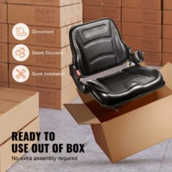 VEVOR Universal Forklift Seat, Fold Down Tractor Seat With Adjustable Angle Back, Micro Switch And Retractable Seatbelt, 6.3-13.4 Inch Slot, Black 12 VEVOR Universal Forklift Seat, Fold Down Tractor Seat With Adjustable Angle Back, Micro Switch And Retractable Seatbelt, 6.3-13.4 Inch Slot, Black -Aesthtic Interiors GUEST 8baea2a2 dd5d 4609 9d0e c2dba468c20b