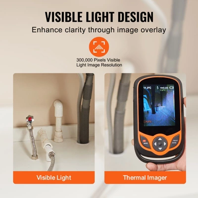VEVOR Thermal Imaging Camera, 256 X 192 IR Resolution Pocket Infrared Thermal Imager With WiFi, 25Hz Refresh Rate Thermal Camera Pocket, Orange 3 VEVOR Thermal Imaging Camera, 256 X 192 IR Resolution Pocket Infrared Thermal Imager With WiFi, 25Hz Refresh Rate Thermal Camera Pocket, Orange - Image 3