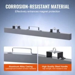 VEVOR 93 Lbs Hanging Magnetic Sweeper Pickup Tool, Nail Hang-Type Magnetic Forklift Sweeper, Industrial-Grade Magnets Steel Material, Gray 11 VEVOR 93 Lbs Hanging Magnetic Sweeper Pickup Tool, Nail Hang-Type Magnetic Forklift Sweeper, Industrial-Grade Magnets Steel Material, Gray -Aesthtic Interiors GUEST 8cb45e90 c362 45ab 9fd0 0a06098779ac