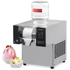 VEVOR Commercial Snowflake Ice Machine, 176.4LBS/24H Snowflake Ice Maker, Stainless Steel Ice Shaver Machine, Electric Snow Cone Maker, Silver -Aesthtic Interiors GUEST 8eefcdde 31ba 4dbd ace4 22763afb860a