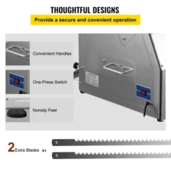 VEVOR Commercial Toast Bread Slicer, 12mm Thickness Electric Bread Cutting Machine, 31PCS Commercial Bakery Bread Slicer, Silver 13 VEVOR Commercial Toast Bread Slicer, 12mm Thickness Electric Bread Cutting Machine, 31PCS Commercial Bakery Bread Slicer, Silver -Aesthtic Interiors GUEST 8fa6ed63 d102 49a6 b6fb e8f66327dfbe