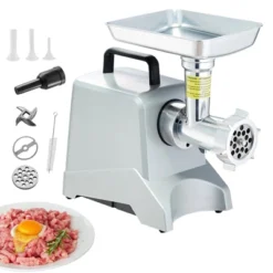 VEVOR Electric Meat Grinder, 5 Lb/Min Capacity, 575W(800W MAX) Industrial Meat Mincer With Blade, Grinding Plate, Sausage Stuffing Blade, Silver 15 VEVOR Electric Meat Grinder, 5 Lb/Min Capacity, 575W(800W MAX) Industrial Meat Mincer With Blade, Grinding Plate, Sausage Stuffing Blade, Silver -Aesthtic Interiors GUEST 9207891b 20fb 4b54 932f 213f65632e22