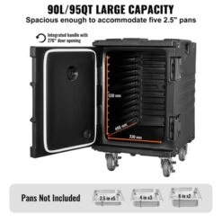 VEVOR Insulated Food Pan Carrier, 95 Qt Hot Box For Catering, Food Box Carrier With Buckle, Front Loading Food Warmer With Handles -Aesthtic Interiors GUEST 92665106 4538 4601 af6b ba307cb743d5