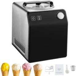VEVOR Upright Automatic Ice Cream Maker With Built-in Compressor, 2 Quart No Pre-freezing Fruit Yogurt Machine, Stainless Steel Electric Sorbet Maker -Aesthtic Interiors GUEST 931fac9c a0df 4293 b51f 5d8270260ac1