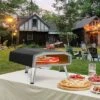 VEVOR Outdoor Pizza Oven, 16-inch, Gas Fired Pizza Maker, Portable Outside Stainless Steel Pizza Grill With 360° Rotatable Pizza Stone