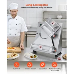 VEVOR Pizza Dough Roller Sheeter, 3-14 Inch Automatic Stainless Steel Pizza Press, Electric 370W Pasta Maker Machine, 260 Pcs Per Hour, Silver 12 VEVOR Pizza Dough Roller Sheeter, 3-14 Inch Automatic Stainless Steel Pizza Press, Electric 370W Pasta Maker Machine, 260 Pcs Per Hour, Silver -Aesthtic Interiors GUEST 950ea8c0 322a 4f96 9499 722842abea5c