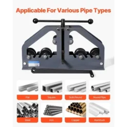 VEVOR Tube Roller Bender, Max 1-1/2" Manual Tube Pipe Roller Bender With 6 Dies, 360° Copper Aluminum Pipe Bending Tool For Square, Round Tube 13 VEVOR Tube Roller Bender, Max 1-1/2" Manual Tube Pipe Roller Bender With 6 Dies, 360° Copper Aluminum Pipe Bending Tool For Square, Round Tube -Aesthtic Interiors GUEST 95a315e2 da38 416f be2e 429d70f51691