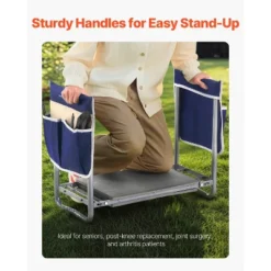 VEVOR Garden Kneeler And Seat, 11 In Wide Kneeling Pad, Heavy Duty Garden Kneeling Stool, Folding Garden Seat With 2 Tool Bags, Silver&Blue 10 VEVOR Garden Kneeler And Seat, 11 In Wide Kneeling Pad, Heavy Duty Garden Kneeling Stool, Folding Garden Seat With 2 Tool Bags, Silver&Blue -Aesthtic Interiors GUEST 95bc0a09 4e14 44b6 95ea 2aca3ee8b3b7