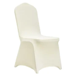 VEVOR Stretch Spandex Folding Chair Covers, Universal Fitted Chair Cover, Removable Washable Protective Slipcovers, For Wedding, (30PCS Ivory White) -Aesthtic Interiors GUEST 95f99670 f0e6 42fd 98f9 7926737c4605 1