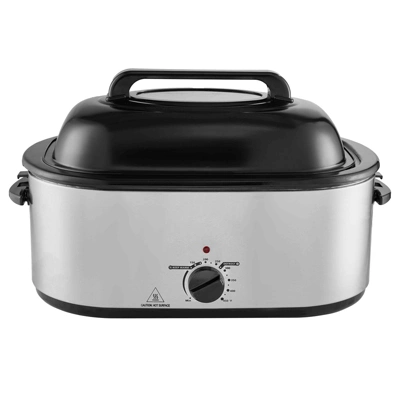 VEVOR Electric Roaster Oven, 26 QT Turkey Roaster Oven With Self-Basting Lid,1450W Roaster Oven With Defrost & Warm Function, Adjustable Temperature 8 VEVOR Electric Roaster Oven, 26 QT Turkey Roaster Oven With Self-Basting Lid,1450W Roaster Oven With Defrost & Warm Function, Adjustable Temperature - Image 8