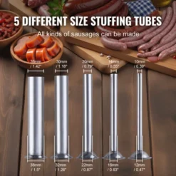 VEVOR Manual Sausage Stuffer, 7 L / 15 LBS Vertical Sausage Machine, Dual-Speed Meat Stuffer, Made Of Food-Grade 304 Stainless Steel, Silver 12 VEVOR Manual Sausage Stuffer, 7 L / 15 LBS Vertical Sausage Machine, Dual-Speed Meat Stuffer, Made Of Food-Grade 304 Stainless Steel, Silver -Aesthtic Interiors GUEST 97bf3027 01c7 4e8c be42 95a598d81776