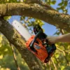 VEVOR Gas Chainsaw, 25.4CC 12" 1.2HP, Gasoline Powered Chain Saw, Handheld Cordless Petrol Chainsaws For Tree Wood Branch Cutting, Orange