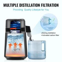 VEVOR Water Distiller, 4L 1.05 Gallon Pure Water Purifier Filter For Home Countertop,750W Distilled Water Maker, Stainless Steel Interior Distiller 11 VEVOR Water Distiller, 4L 1.05 Gallon Pure Water Purifier Filter For Home Countertop,750W Distilled Water Maker, Stainless Steel Interior Distiller -Aesthtic Interiors GUEST 98a08b82 65d7 41e0 9a1f 1cf414e45ce0