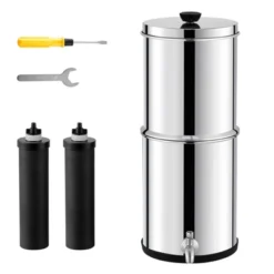 VEVOR Gravity-fed Water Filter System, 1.5G 304 Stainless-Steel Countertop System, Water Filtration System, Reduces Lead And Up To 99% Of Chlorine -Aesthtic Interiors GUEST 98d22df1 9d6f 45ac 9876 5c2579be2eff