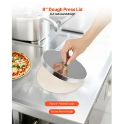 VEVOR Pizza Dough Roller Sheeter, 3-14 Inch Automatic Stainless Steel Pizza Press, Electric 370W Pasta Maker Machine, 260 Pcs Per Hour, Silver 13 VEVOR Pizza Dough Roller Sheeter, 3-14 Inch Automatic Stainless Steel Pizza Press, Electric 370W Pasta Maker Machine, 260 Pcs Per Hour, Silver -Aesthtic Interiors GUEST 9918e555 9d05 4e07 92bd cff21d71693f