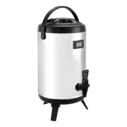 VEVOR Insulated Beverage Dispenser, 2 Gal/7.6L Stainless Steel Thermal Drink Server With Spigot & Temp Display, For Hot And Cold Drinks, Silver -Aesthtic Interiors GUEST 9936c2b7 3657 4fdc 880b f7fac242cb30