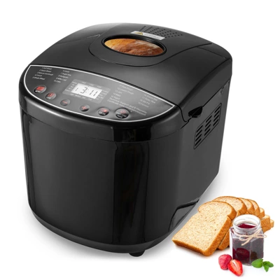 VEVOR Bread Maker, 19-in-1 2LB Dough Machine, Nonstick Ceramic Pan Automatic Breadmaker With Gluten Free Setting, 3 Loaf Sizes, 3 Crust Colors, Black 8 VEVOR Bread Maker, 19-in-1 2LB Dough Machine, Nonstick Ceramic Pan Automatic Breadmaker With Gluten Free Setting, 3 Loaf Sizes, 3 Crust Colors, Black - Image 8